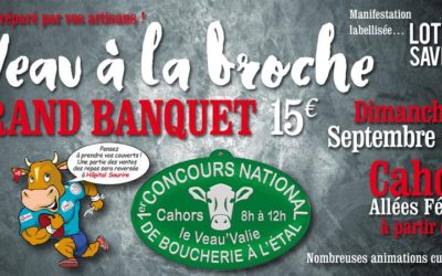 Grand banquet Veau à la broche