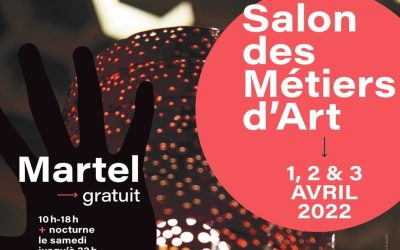 Salon des Métiers d’Art – 1,2,3 avril à Martel