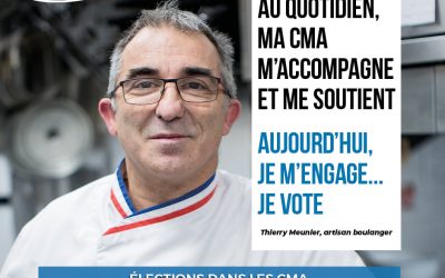 Élections CMA du 1er au 14 octobre 2021 : je vote !